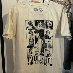 Taylor Swift Eras Tour Cream Graphic Tee